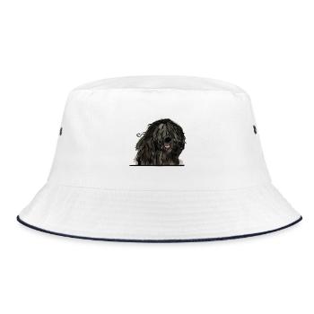 Bergamasco Shepherd Dog pour les amateurs de chiens de chasse - Bob - blanc/marine - Devant