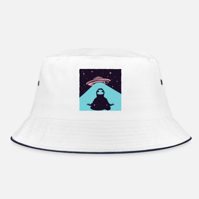 Space Yoga Master with Planetary Disc Bucket Hat