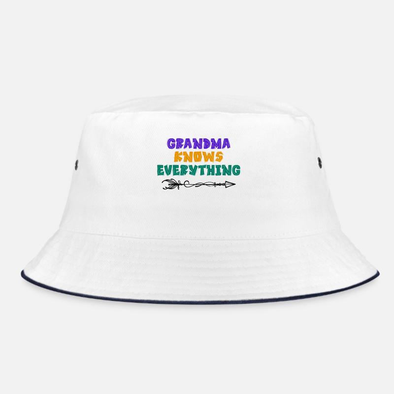 Alte Frau Cool Statement Großmutter Oma Seniorin Bucket Hat