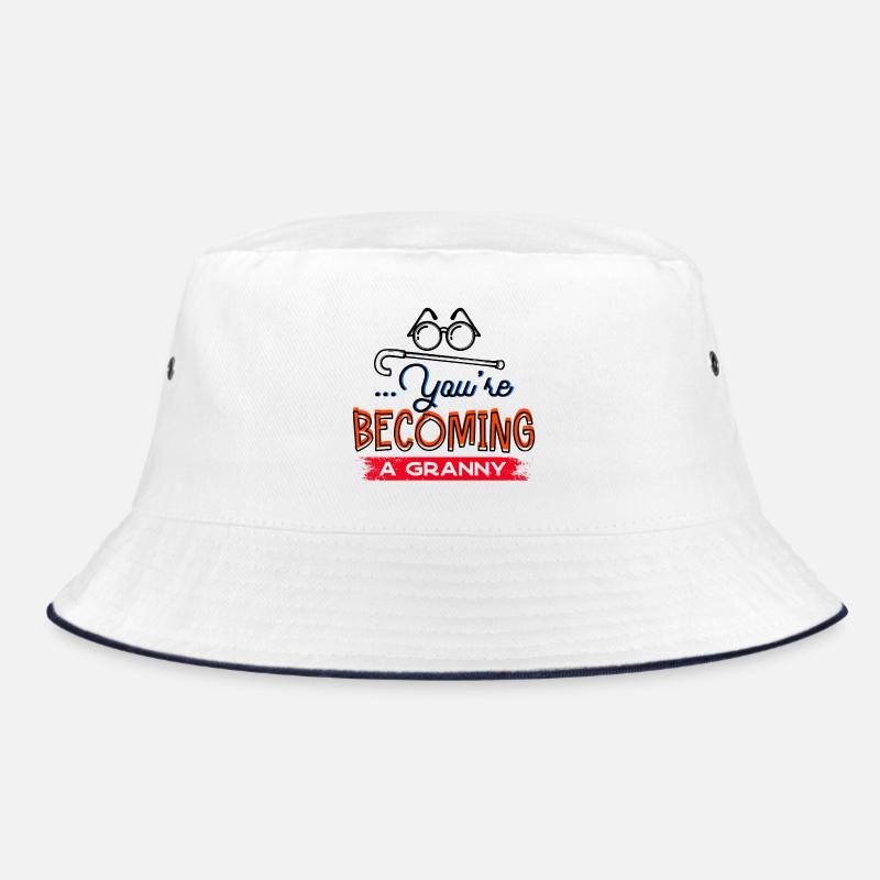 Glasses Visual impairment Grandmother Statement Grandma Bucket Hat