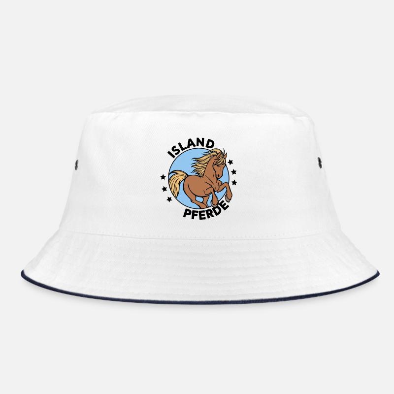 Stute Pferde Statement Islandpferde Pferdefan Bucket Hat