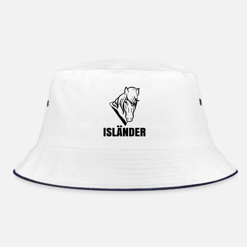 Pferde Pferdeliebe Hengst Isländer Spruch Bucket Hat
