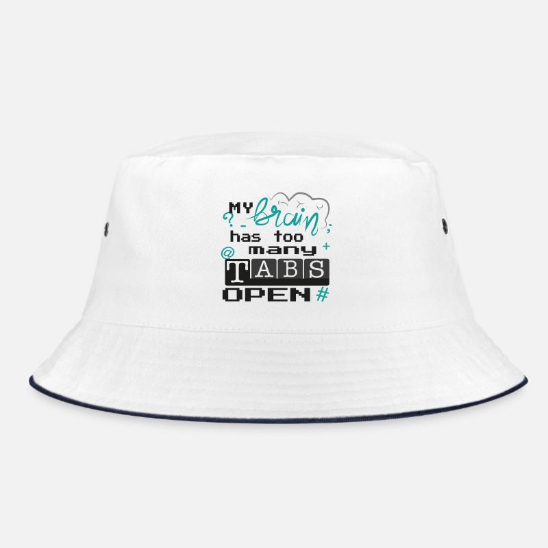 my brain has too many tabs open Bucket Hat