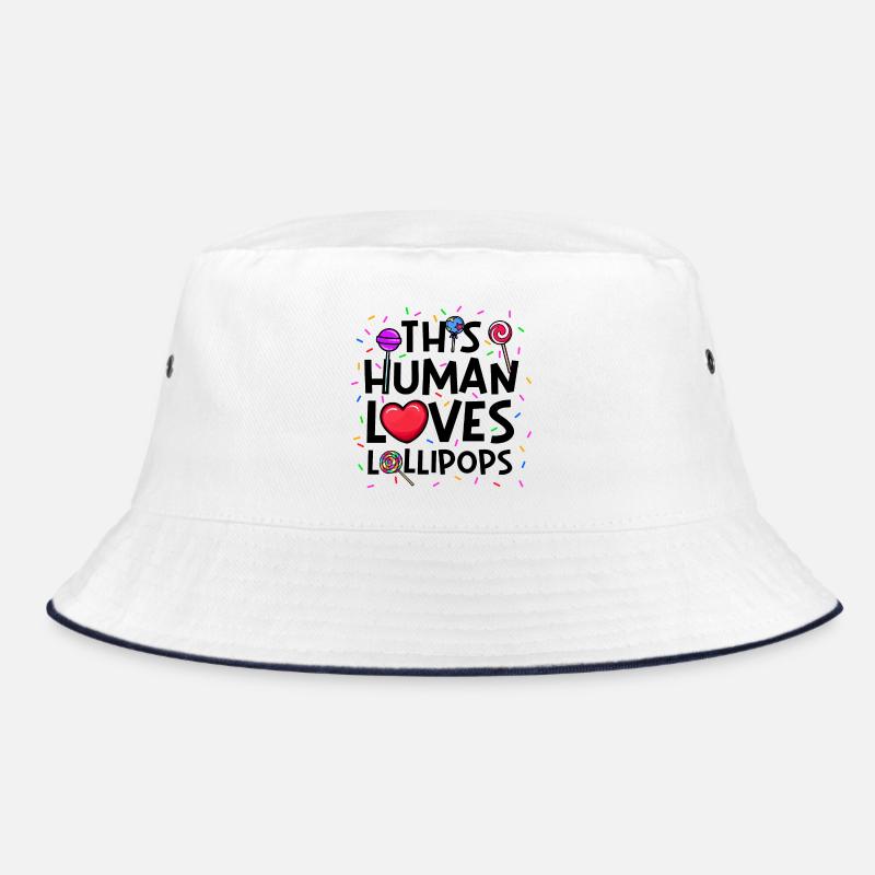 Naschkatzen Statement Süßigkeiten Bonbon Bucket Hat