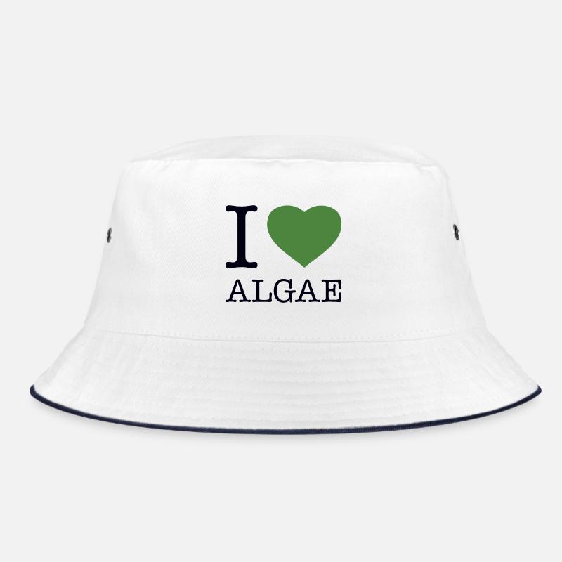 I LOVE ALGAE Algen Bucket Hat