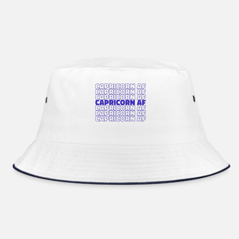 Capricorn Statement Horoscope Constellation Zodiac Bucket Hat