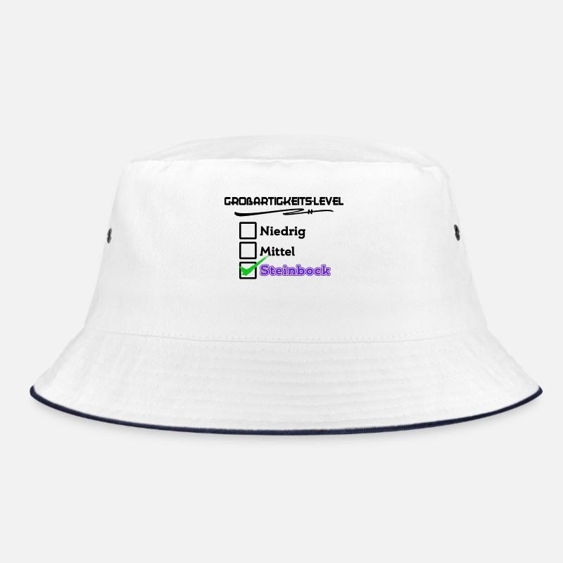 Steinbock Cool Statement Horoskop Astrologie Bucket Hat