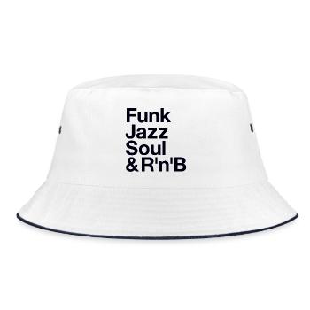 Funk Jazz Soul Music Musik - Bob - blanc/marine - Devant