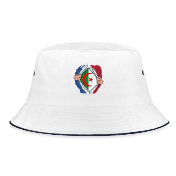 Design France et Algérie - Bob - blanc/marine - Devant