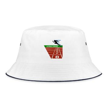 Athletics - Bucket Hat - white/navy - Front