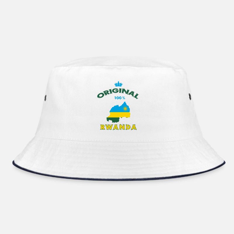 Rwanda original 100% flag design Bucket Hat