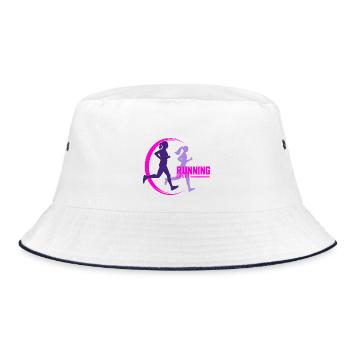 running - Bob - blanc/marine - Devant