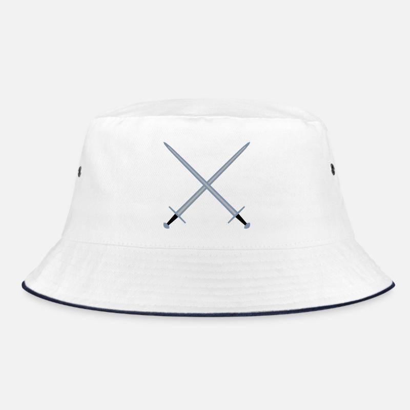 Gekreuzte Schwerter. Bucket Hat