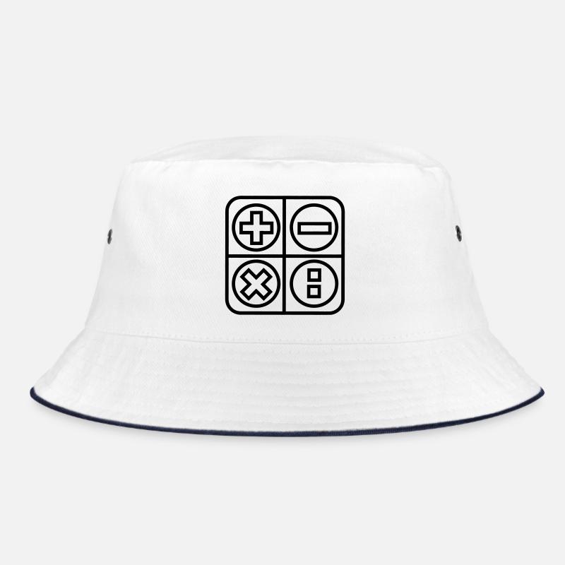 Calculate logo emblem shadow image Bucket Hat
