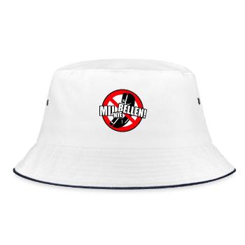Rufen Sie mich nicht an. Also nicht anrufen! * - Bucket Hat - Weiß/Navy - Vorne