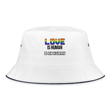 Déclaration d’égalité LGBT Relation homosexuelle - Bob - blanc/marine - Devant