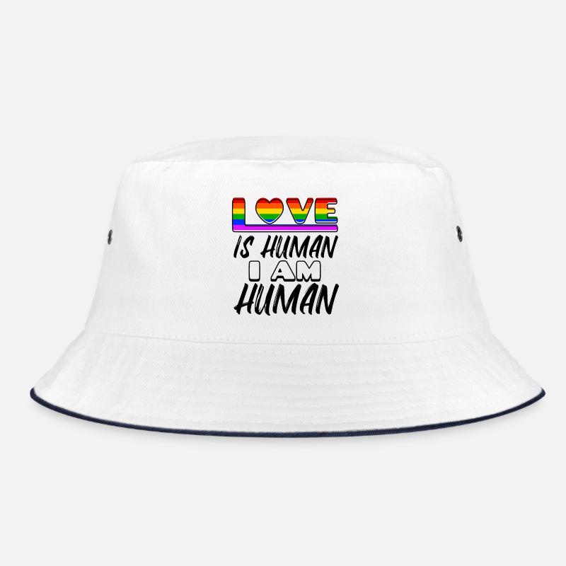Liebe Regenbogen Menschenrechte Statement Lesben Bucket Hat