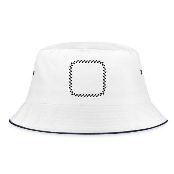 Frame sheet - Bucket Hat - white/navy - Front