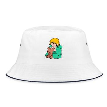 Pop Culture Anime Manga Cartoon Cosplay - Bob - blanc/marine - Devant