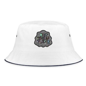 Most Valuable Player Doodle - Bucket Hat - Weiß/Navy - Vorne