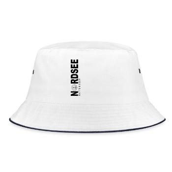 Nordsee - Bucket Hat - Weiß/Navy - Vorne