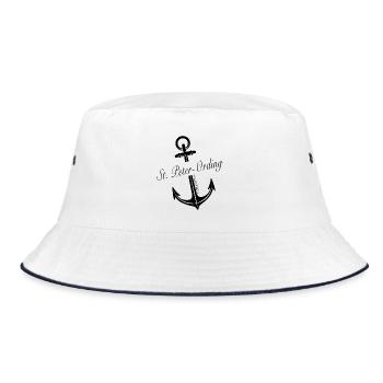 St. Peter-Ording - Bucket Hat - Weiß/Navy - Vorne