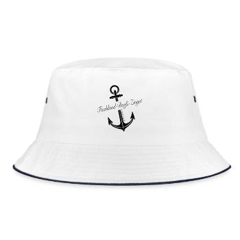 Fischland Darß Zingst - Bucket Hat - Weiß/Navy - Vorne
