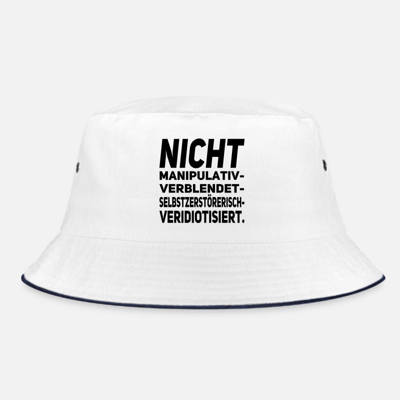 nicht veridiotisiert II Bucket Hat