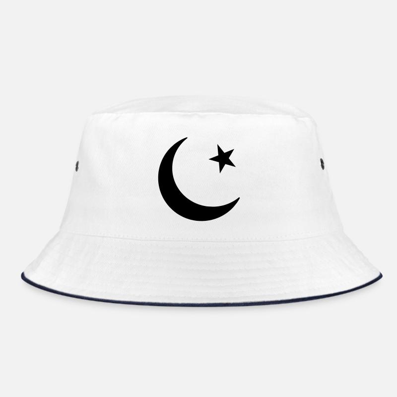 Symbol des Islam - Bucket Hat - Weiß/Navy