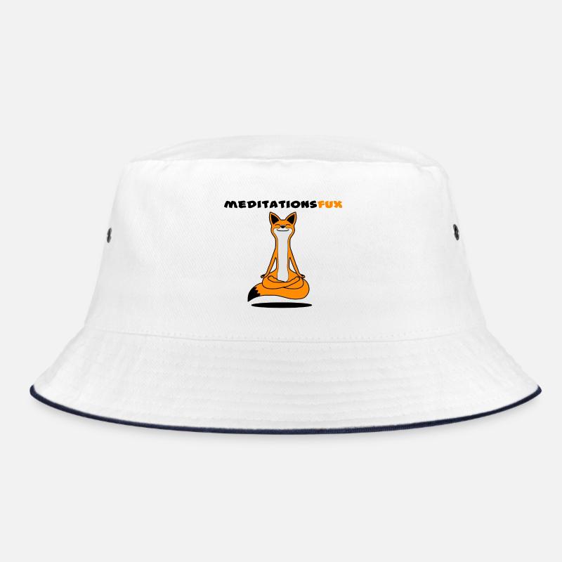 Meditationsfux - Meditation fox, dialect Bucket Hat