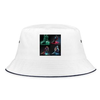Extreme stiletto heels - Bucket Hat - white/navy - Front