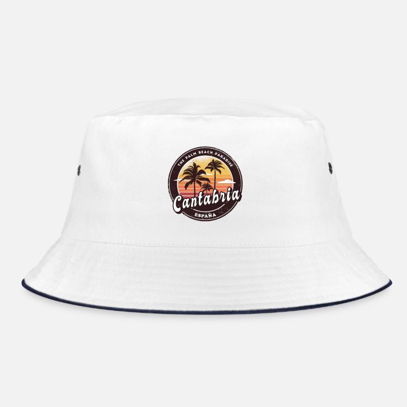 Kantabrien Spanien Strand Design Bucket Hat