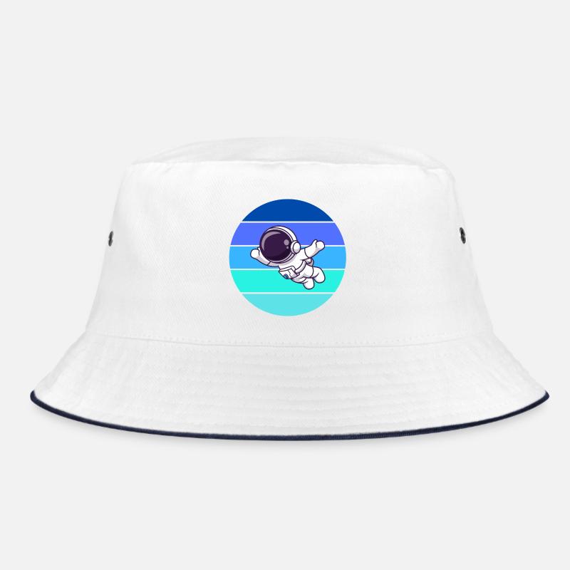 astronaut, rocket, flying Bucket Hat