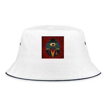 Conspiracy 02 - Bucket Hat - white/navy - Front