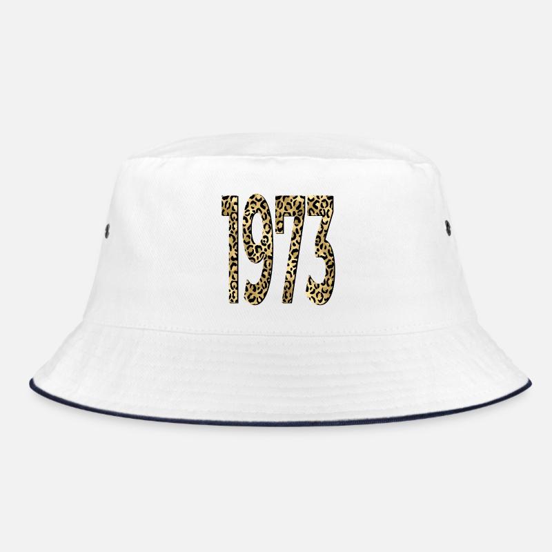 Birthday 1973 Leopard Print Bucket Hat