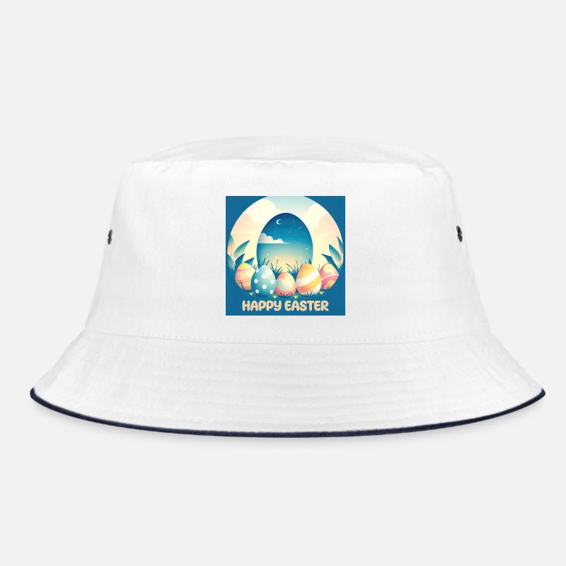 Happy Easter, Easter Egg Bucket Hat
