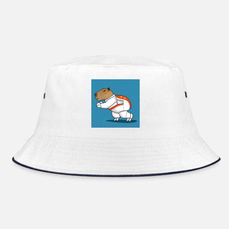 Capybara astronaut Bucket Hat