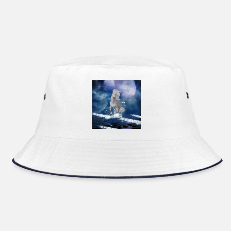 Die Majestät der Wölfe mit Feuer und Wasser Bucket Hat