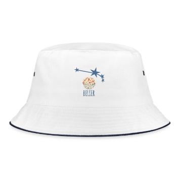 The constellation of Aries - Bucket Hat - white/navy - Front
