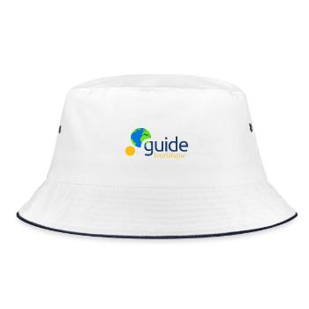 Tourist guide - Bucket Hat - white/navy - Front