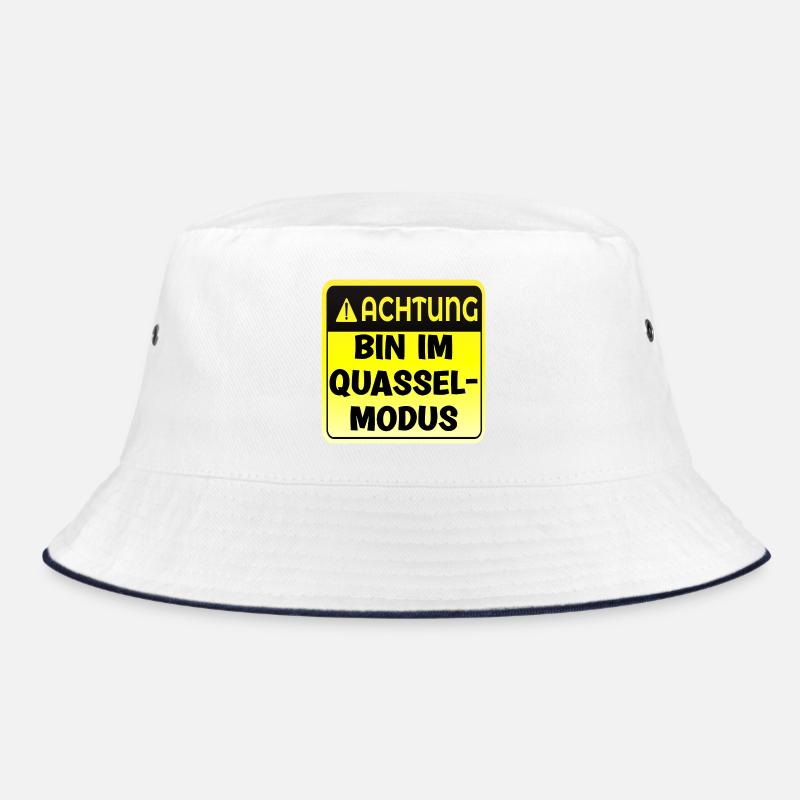 Lustige Muttertagssprüche - Quasselmodus Warnung Bucket Hat