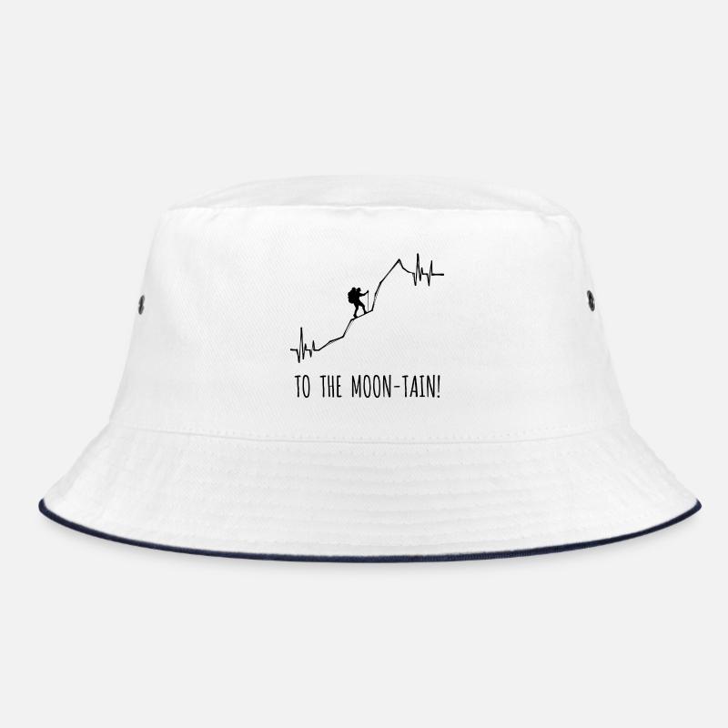 Hiking Mountaineering Statement Hiker Hike Bucket Hat