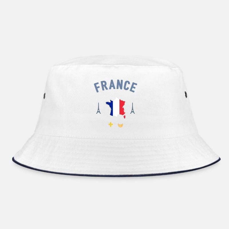 France - Bob - blanc/marine