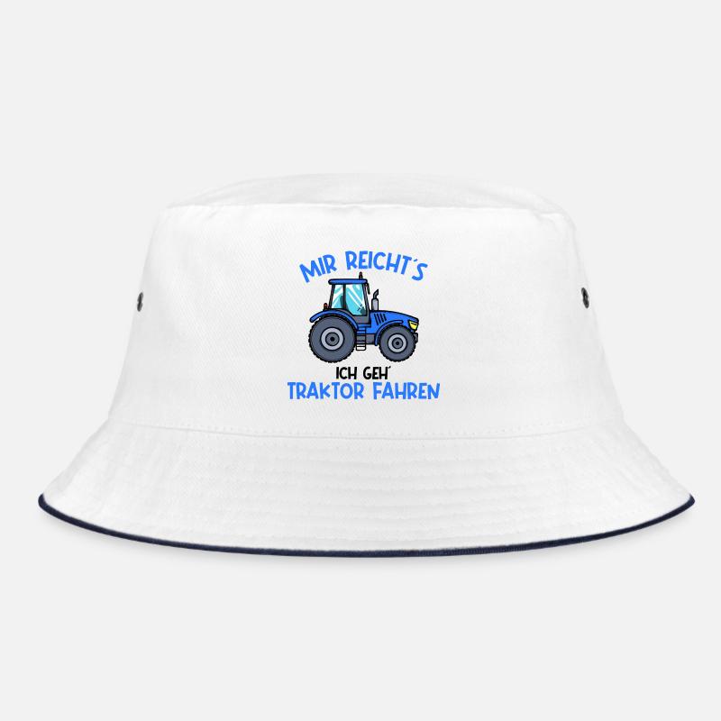 Traktor Statement Nutzfahrzeug Landleben Ackerbau Bucket Hat