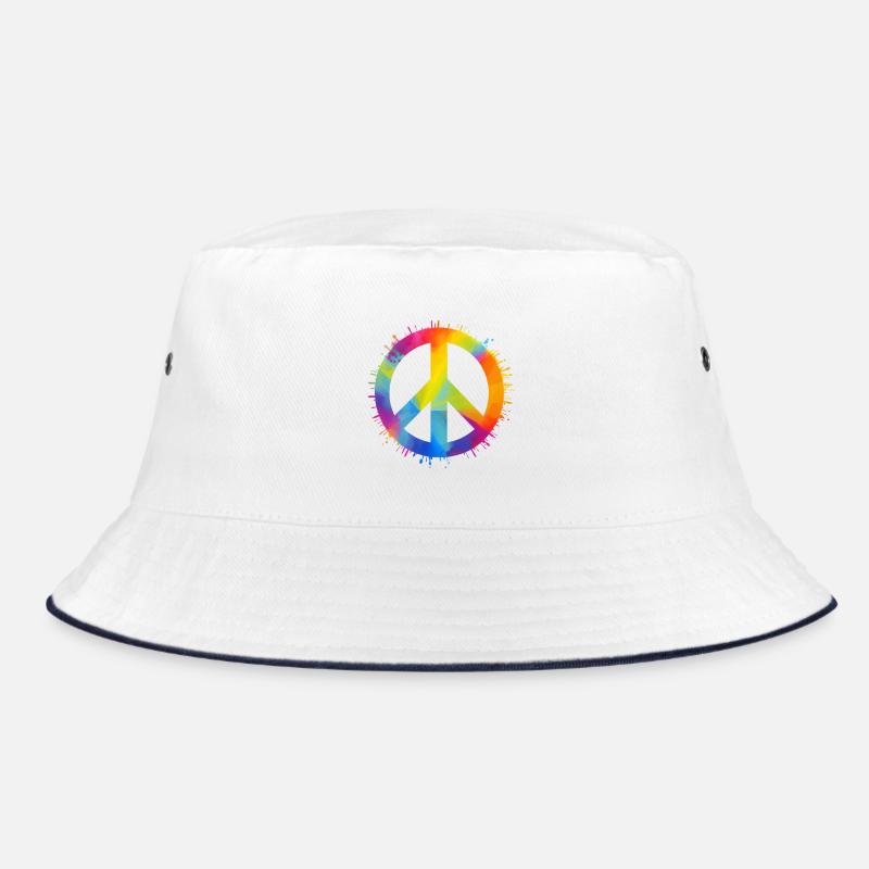Rainbow Peace Bucket Hat