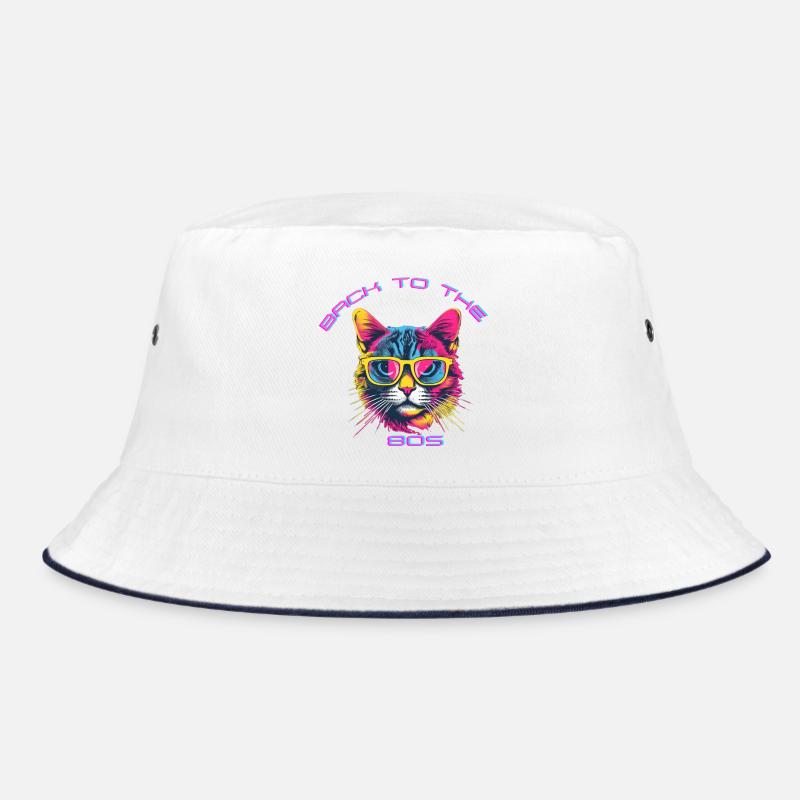 Design rétro chat avec lunettes de soleil Bob