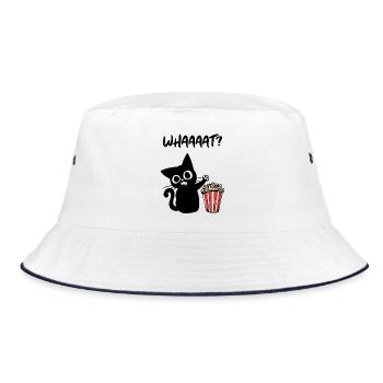 Cat Popcorn Movies Movies Cinema Night Theatre - Bob - blanc/marine - Devant