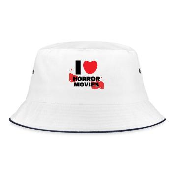 Cinéma Cinéma J’aime les films en streaming coeur - Bob - blanc/marine - Devant