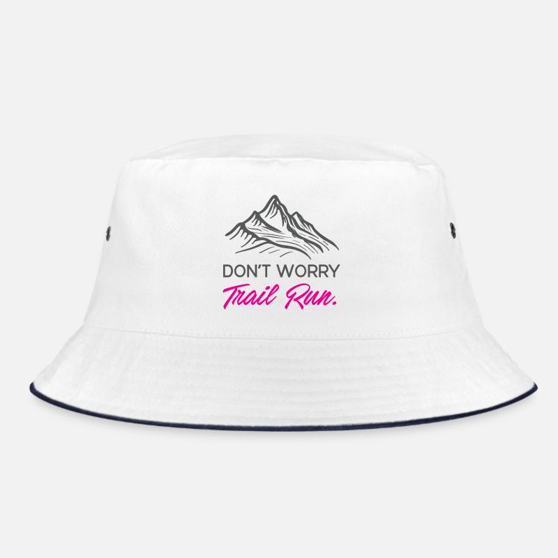Mach dir keine Sorgen. Trailrun. Bucket Hat