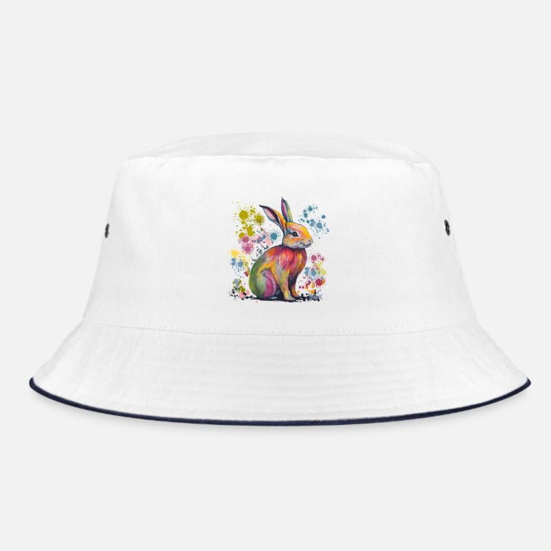 lapin mignon dans des couleurs vives et gaies Bob